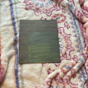 Abstract Green and Brown Canvas Art